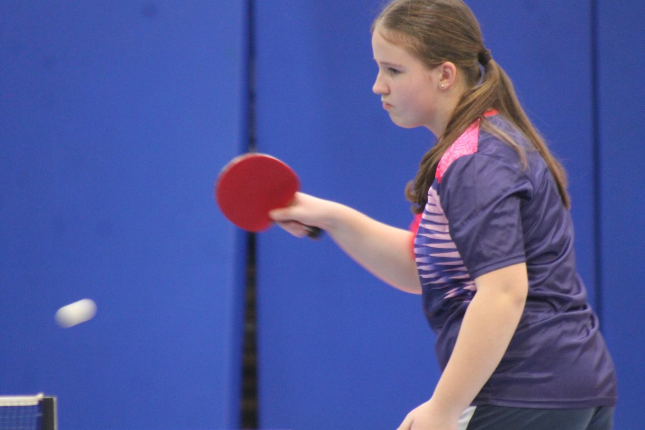 Mikołaj przy tenisowym stole