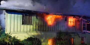 Płonął dom w Powidzu