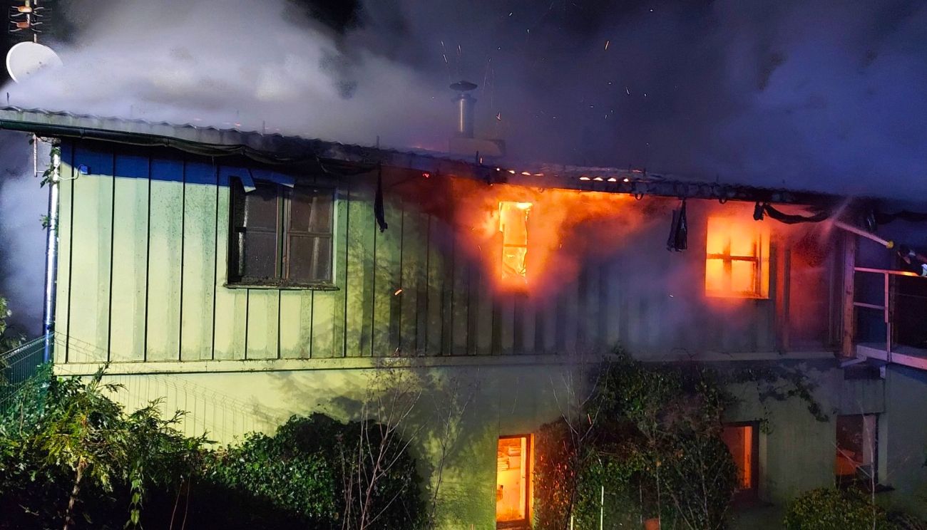 Płonął dom w Powidzu