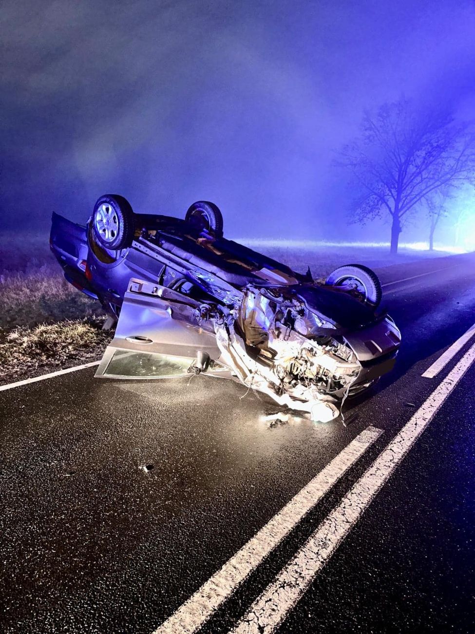 Fatalne warunki w powiecie. Droga K92 zablokowana