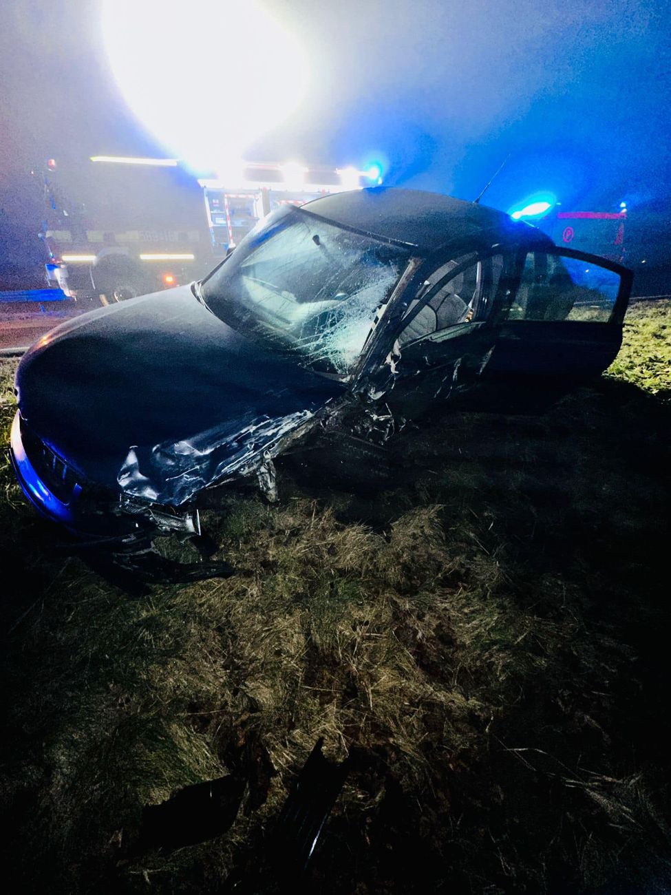 Fatalne warunki w powiecie. Droga K92 zablokowana