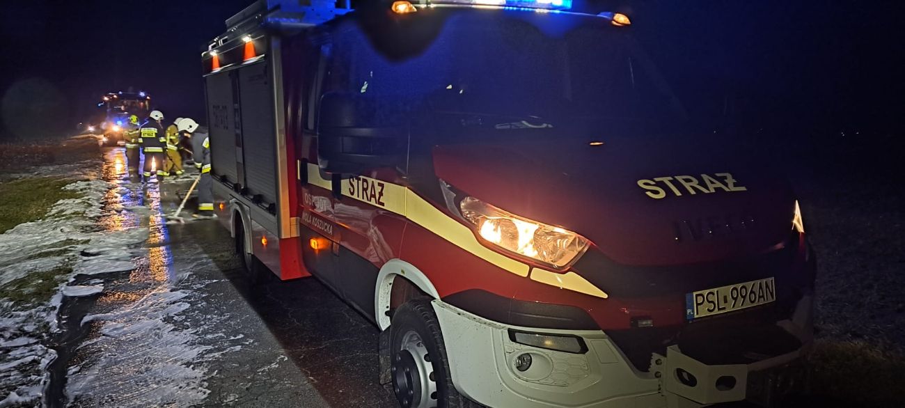 W nocy spłonęło auto