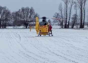 W Drążnej lądował śmigłowiec LPR