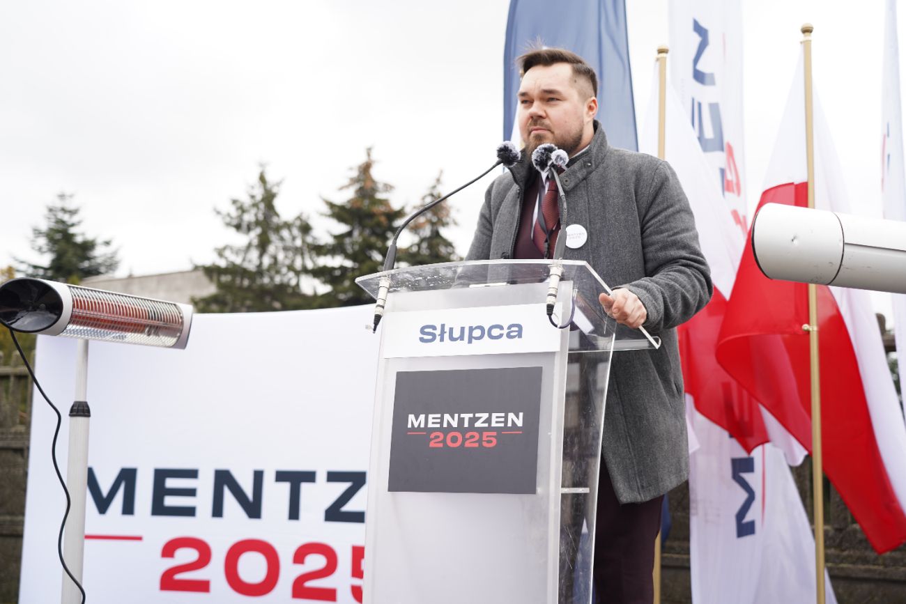 Mentzen w Słupcy. Wielu ludzi przyszło na spotkanie ZDJĘCIA