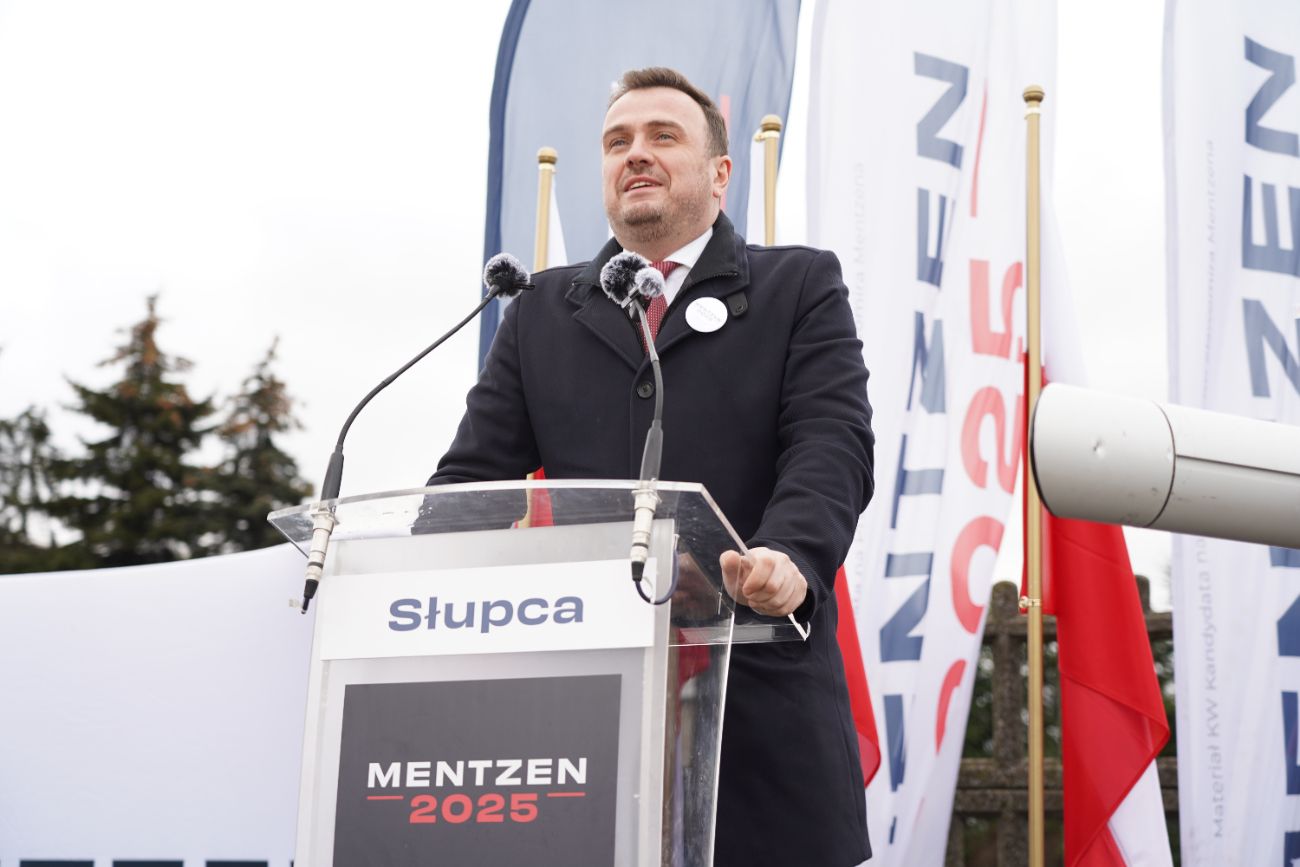 Mentzen w Słupcy. Wielu ludzi przyszło na spotkanie ZDJĘCIA