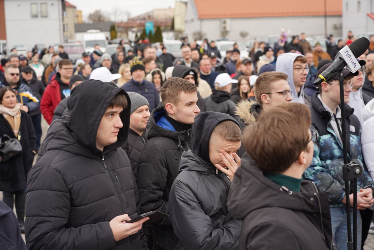 Mentzen w Słupcy. Wielu ludzi przyszło na spotkanie ZDJĘCIA