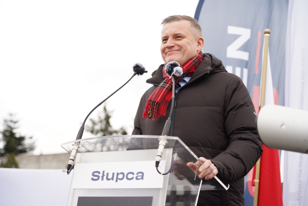 Mentzen w Słupcy. Wielu ludzi przyszło na spotkanie ZDJĘCIA