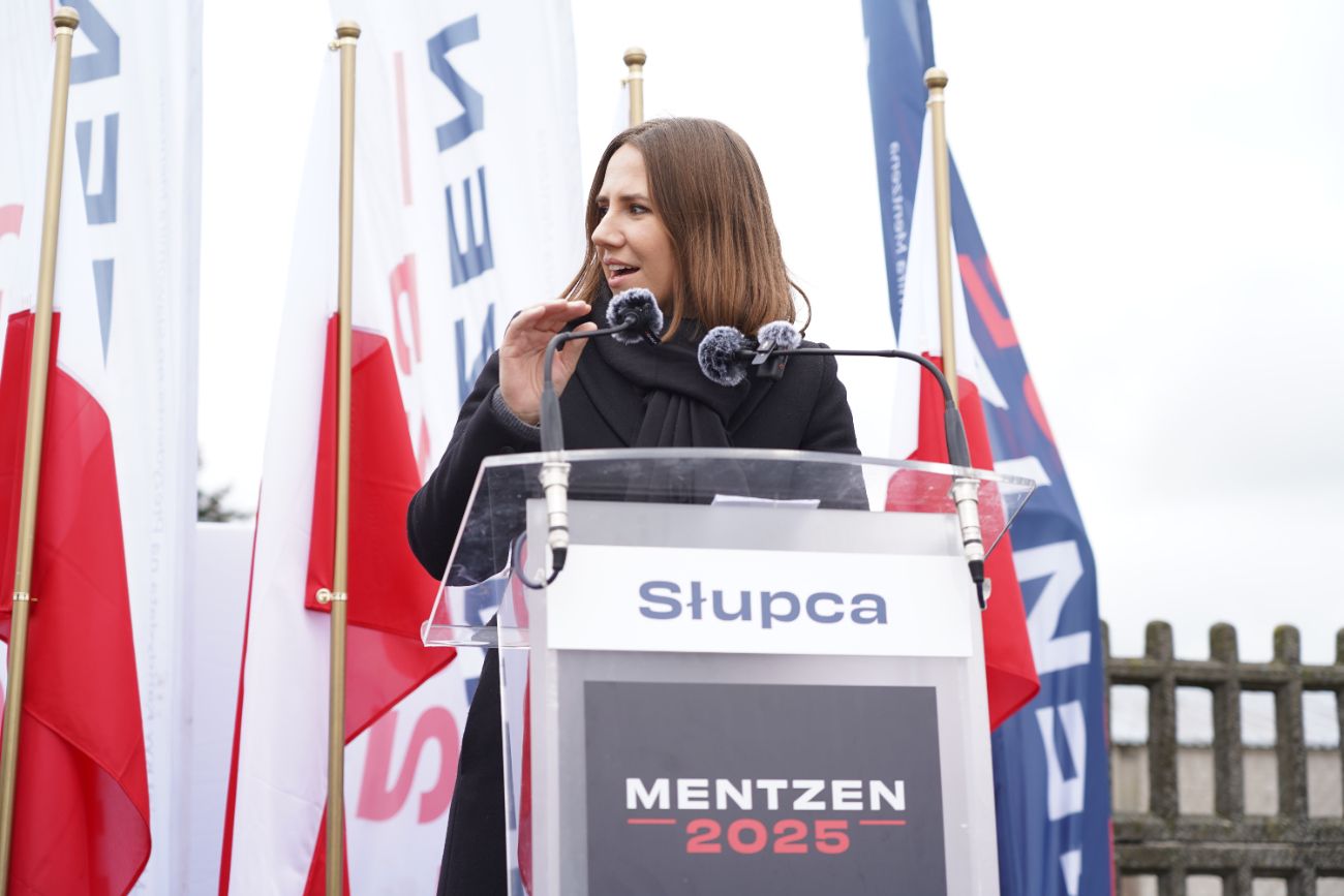Mentzen w Słupcy. Wielu ludzi przyszło na spotkanie ZDJĘCIA