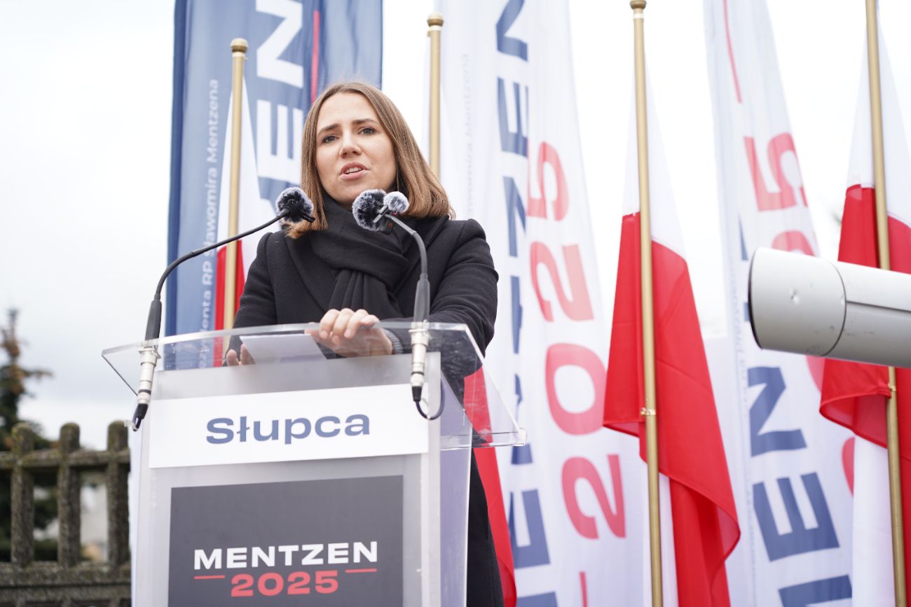 Mentzen w Słupcy. Wielu ludzi przyszło na spotkanie ZDJĘCIA