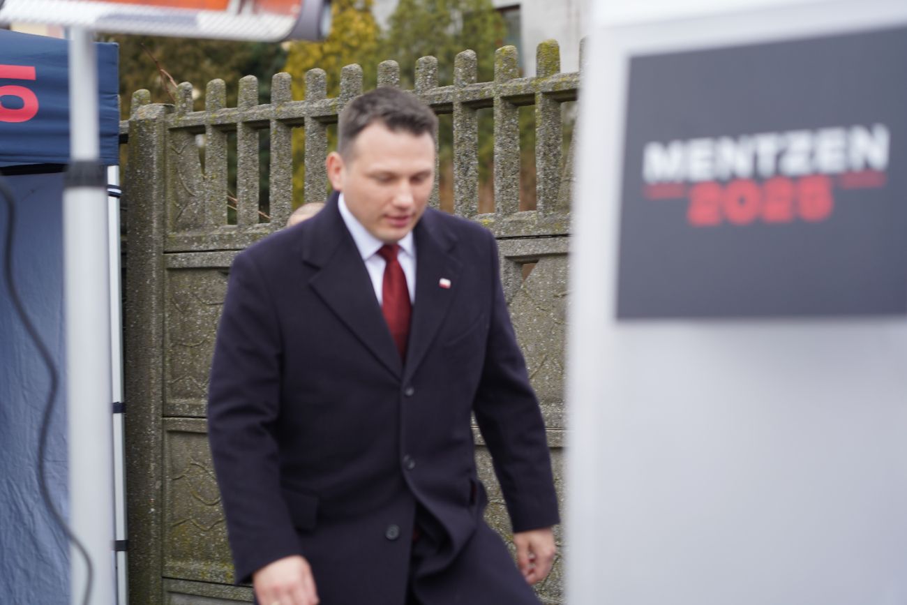 Mentzen w Słupcy. Wielu ludzi przyszło na spotkanie ZDJĘCIA