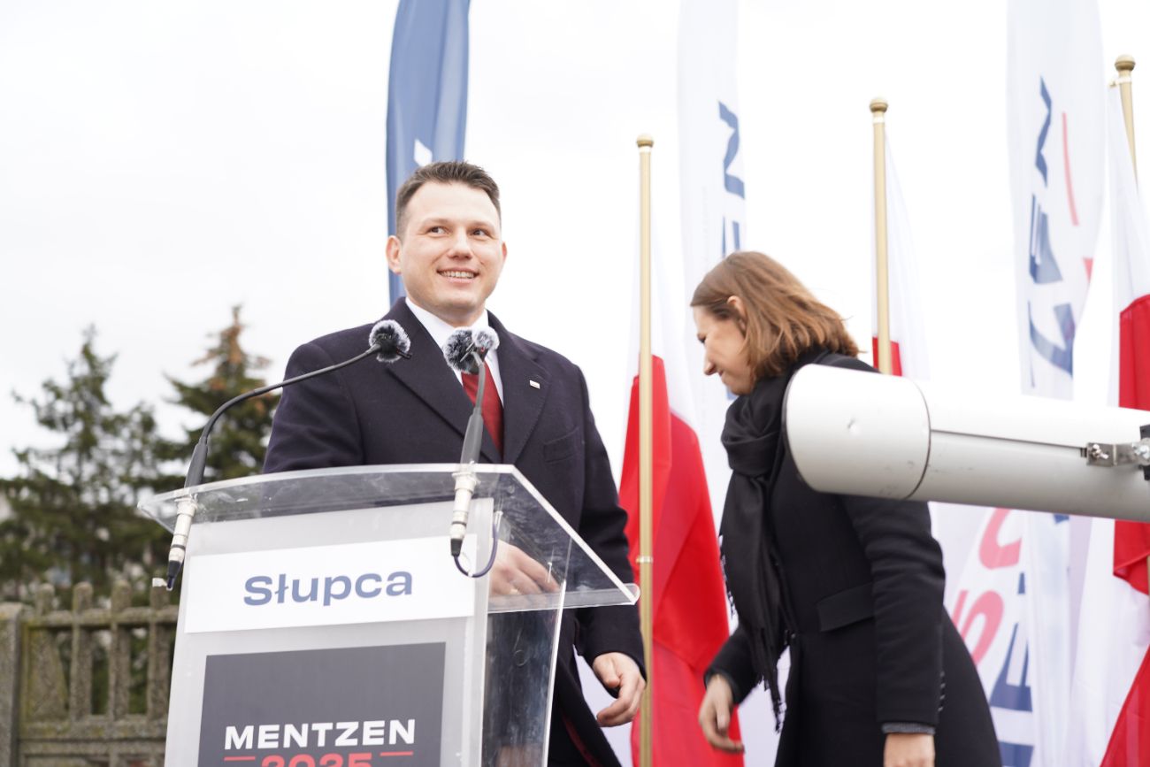 Mentzen w Słupcy. Wielu ludzi przyszło na spotkanie ZDJĘCIA