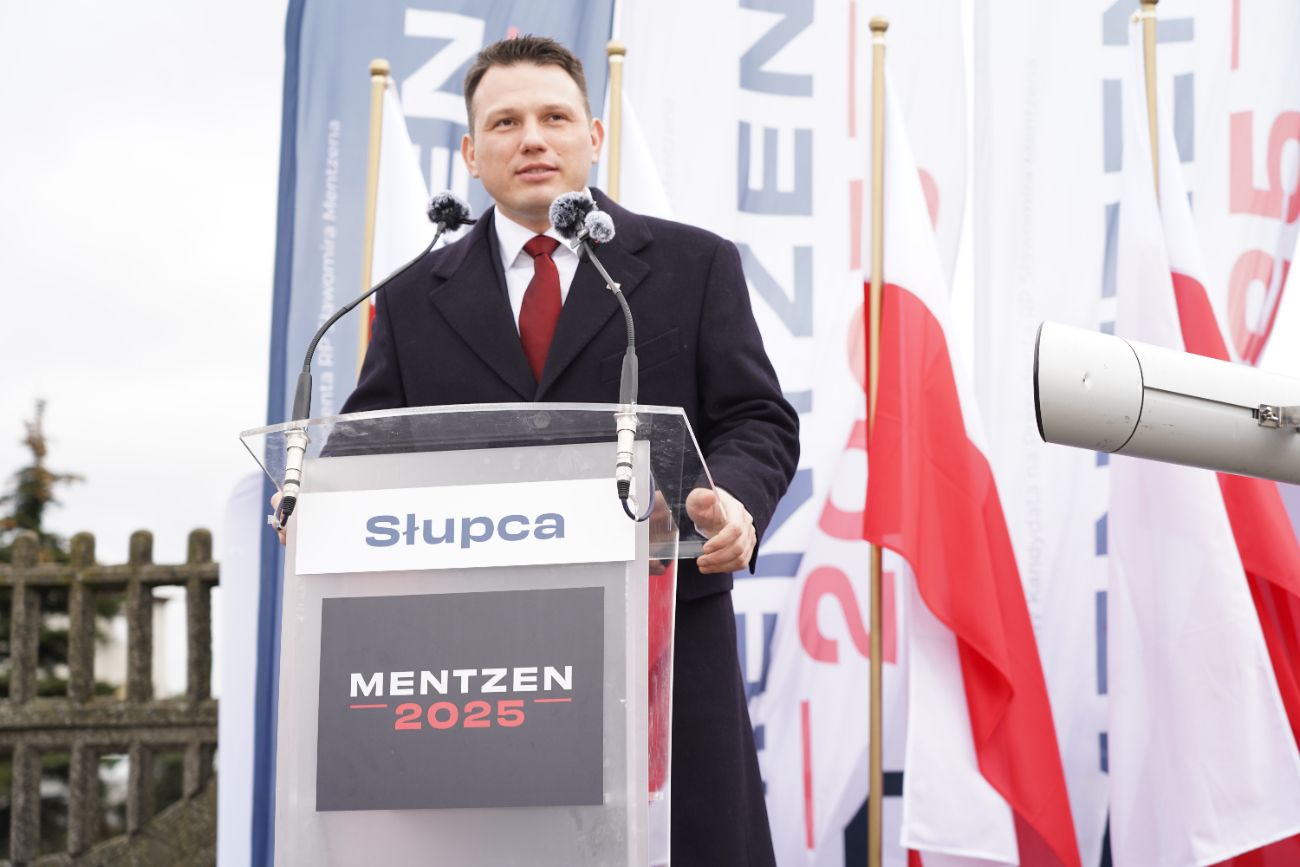 Mentzen w Słupcy. Wielu ludzi przyszło na spotkanie ZDJĘCIA