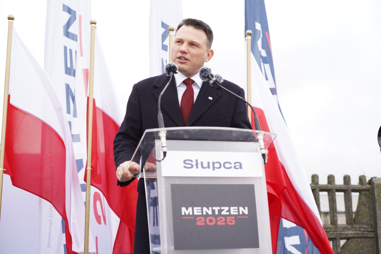 Mentzen w Słupcy. Wielu ludzi przyszło na spotkanie ZDJĘCIA