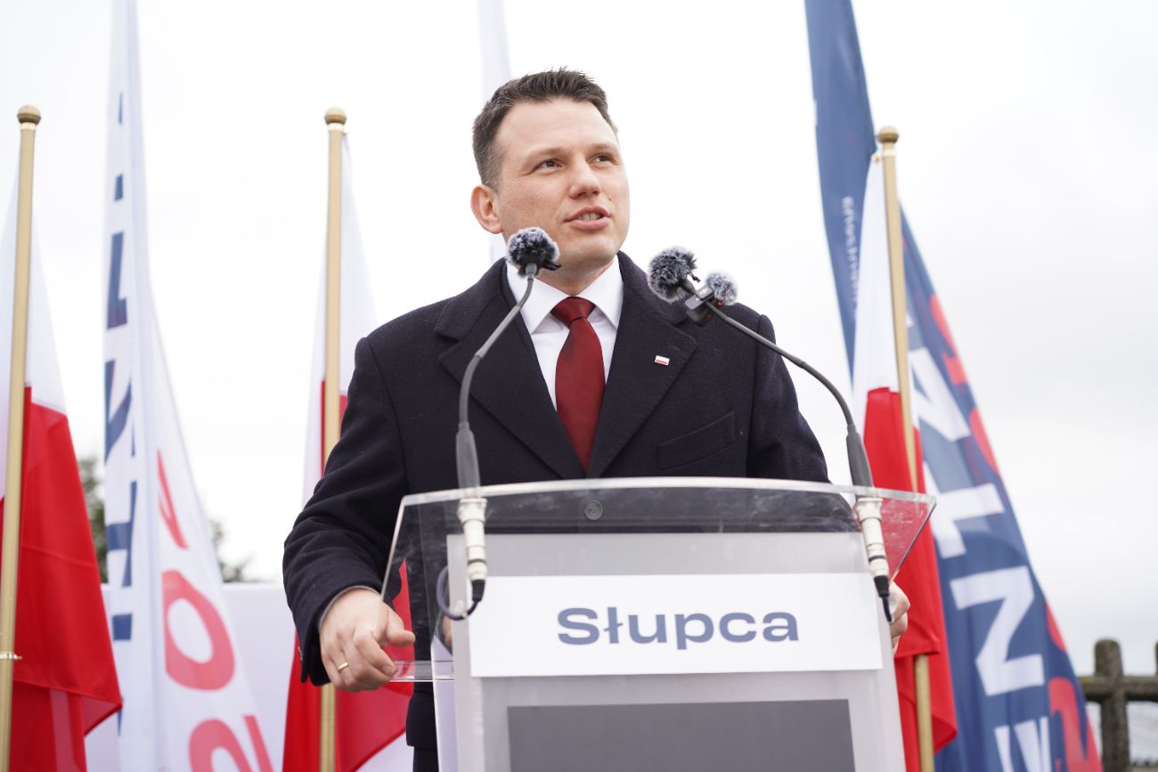 Mentzen w Słupcy. Wielu ludzi przyszło na spotkanie ZDJĘCIA