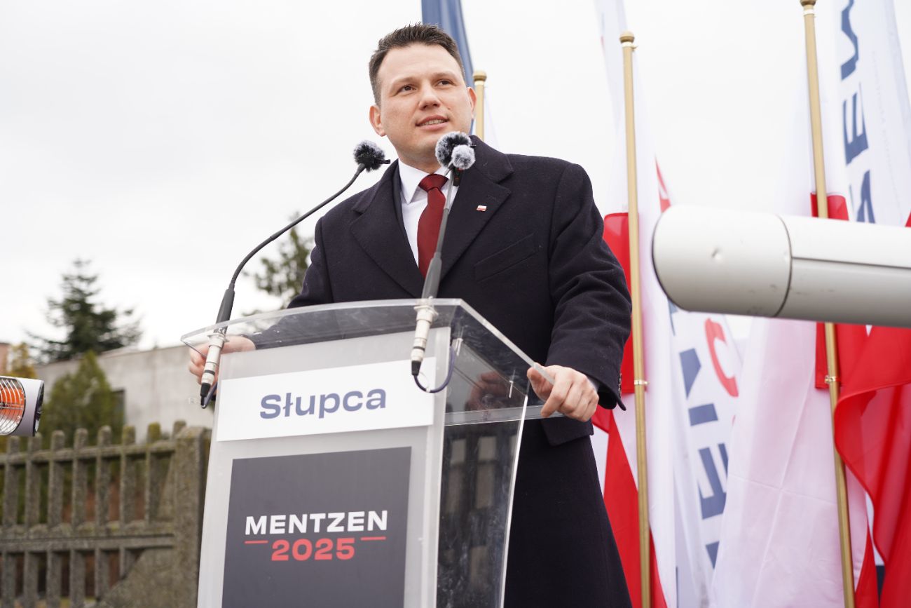 Mentzen w Słupcy. Wielu ludzi przyszło na spotkanie ZDJĘCIA