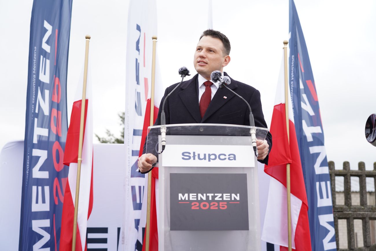 Mentzen w Słupcy. Wielu ludzi przyszło na spotkanie ZDJĘCIA