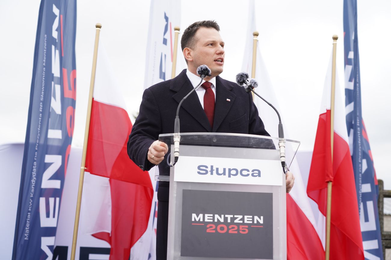 Mentzen w Słupcy. Wielu ludzi przyszło na spotkanie ZDJĘCIA