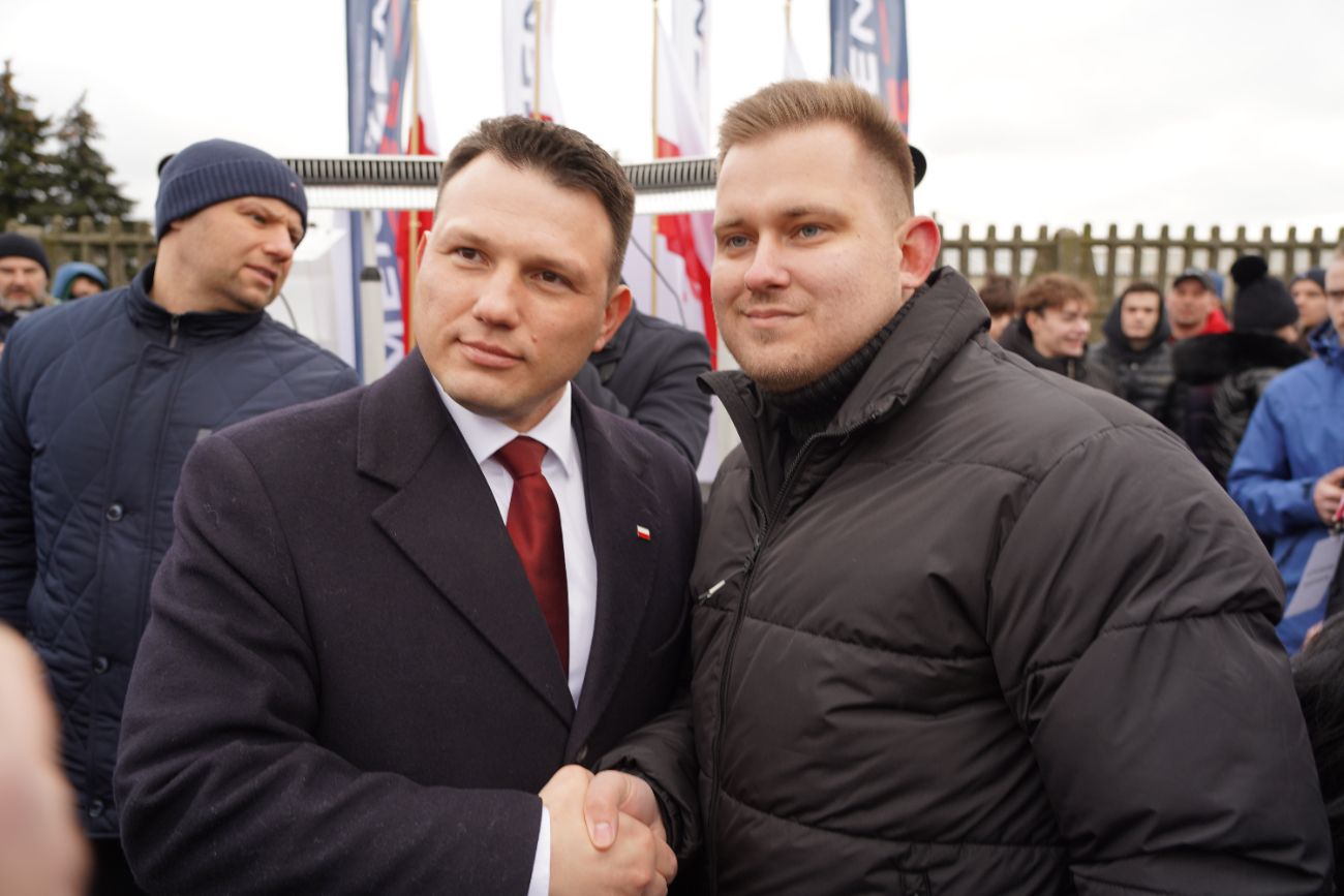 Mentzen w Słupcy. Wielu ludzi przyszło na spotkanie ZDJĘCIA