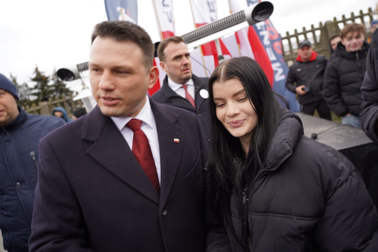 Mentzen w Słupcy. Wielu ludzi przyszło na spotkanie ZDJĘCIA