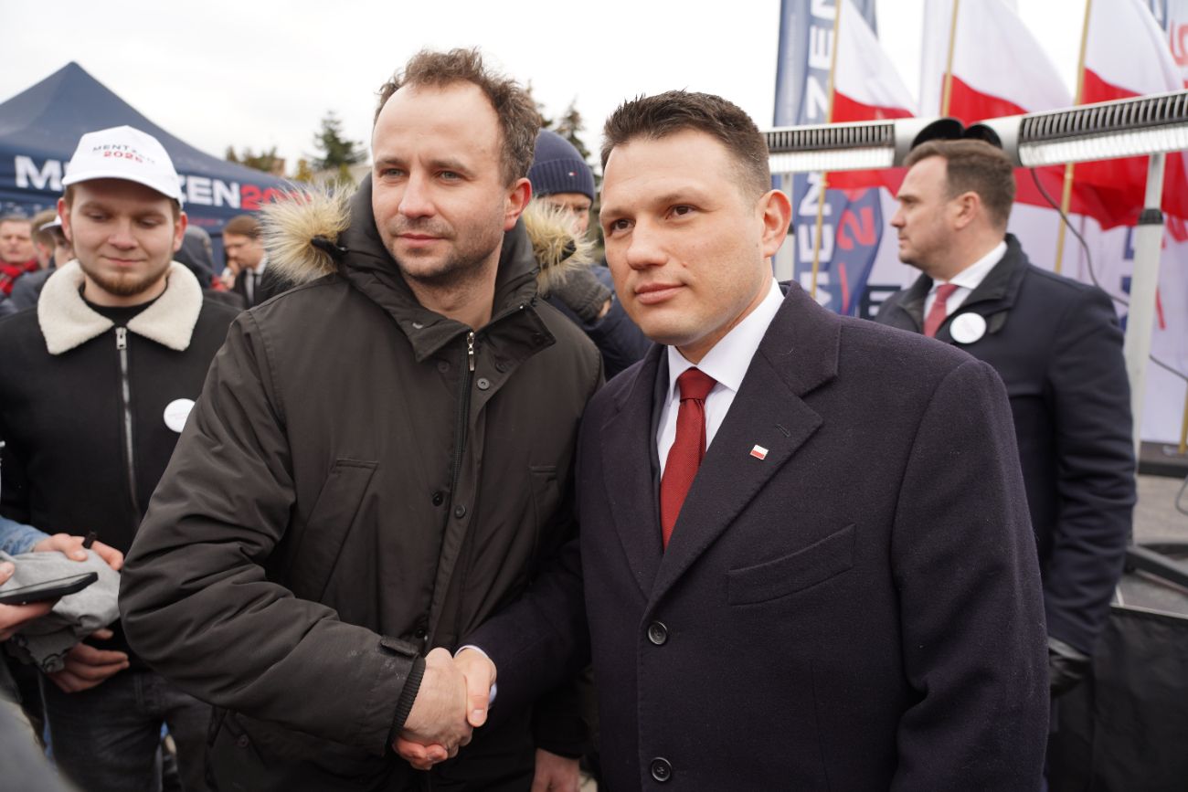 Mentzen w Słupcy. Wielu ludzi przyszło na spotkanie ZDJĘCIA