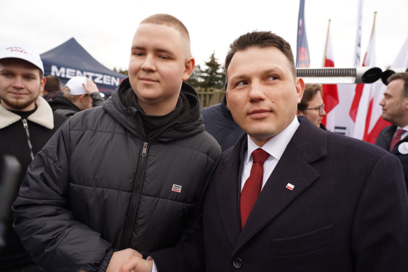 Mentzen w Słupcy. Wielu ludzi przyszło na spotkanie ZDJĘCIA