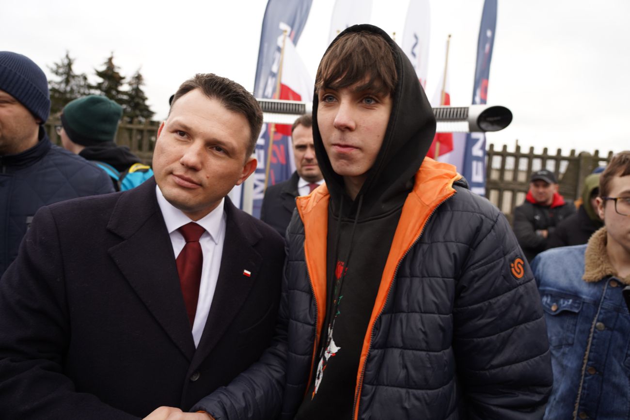 Mentzen w Słupcy. Wielu ludzi przyszło na spotkanie ZDJĘCIA