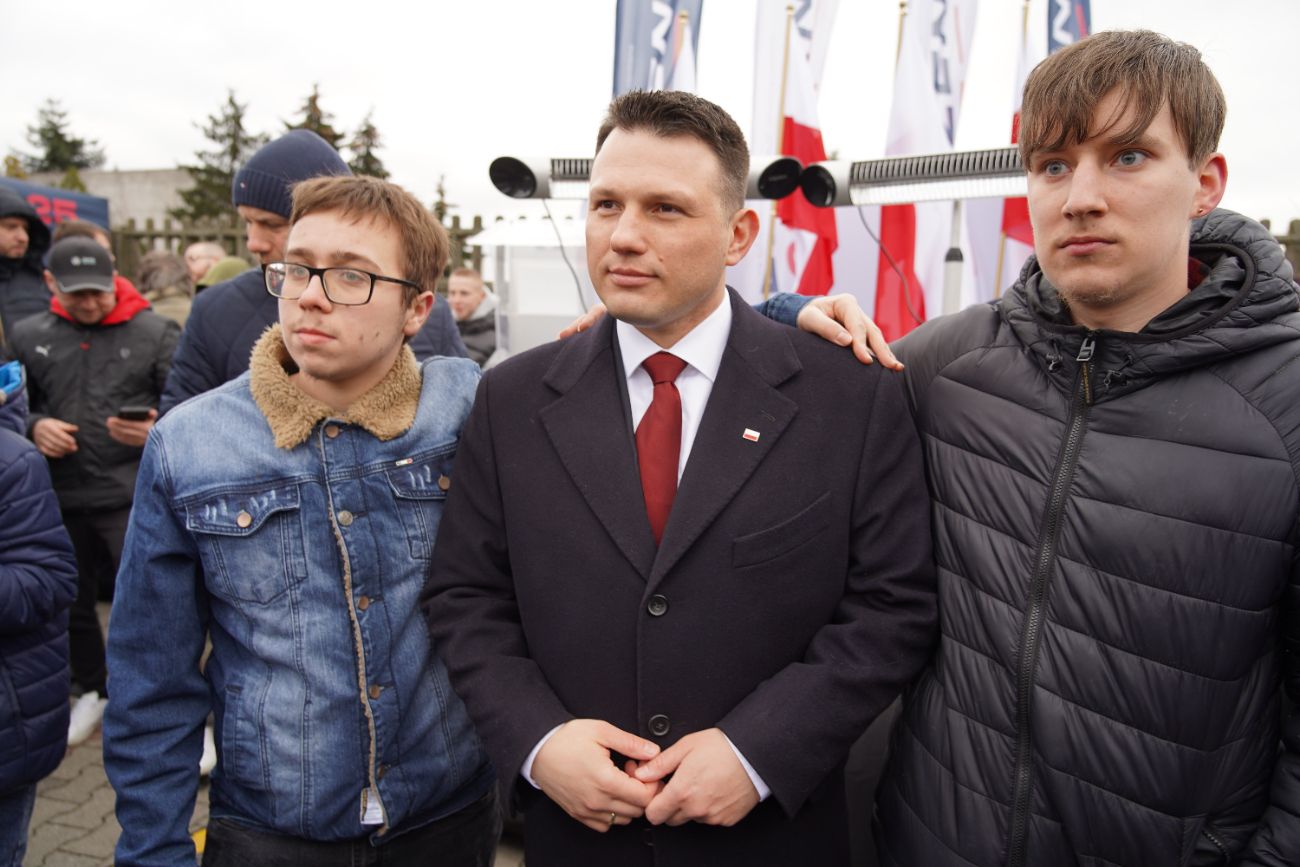 Mentzen w Słupcy. Wielu ludzi przyszło na spotkanie ZDJĘCIA