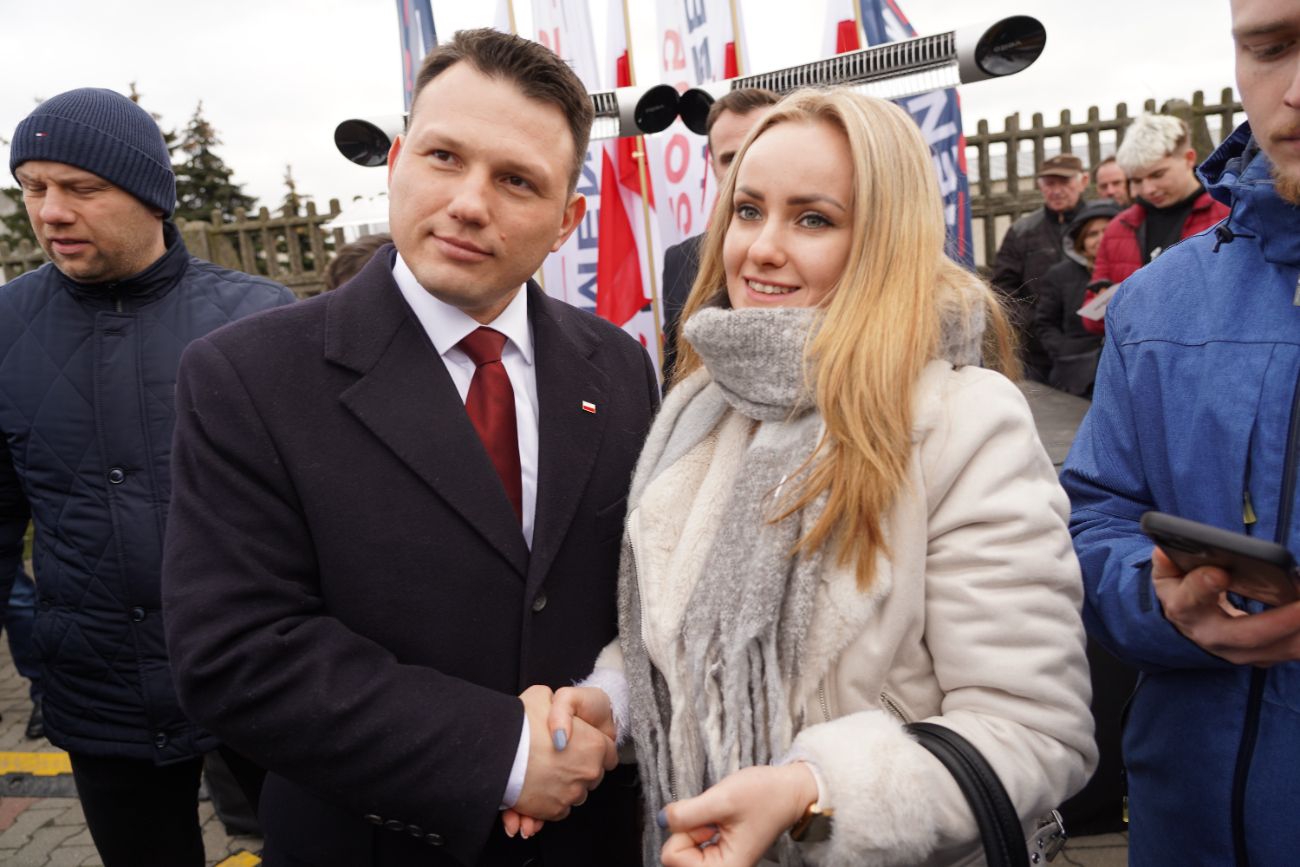 Mentzen w Słupcy. Wielu ludzi przyszło na spotkanie ZDJĘCIA