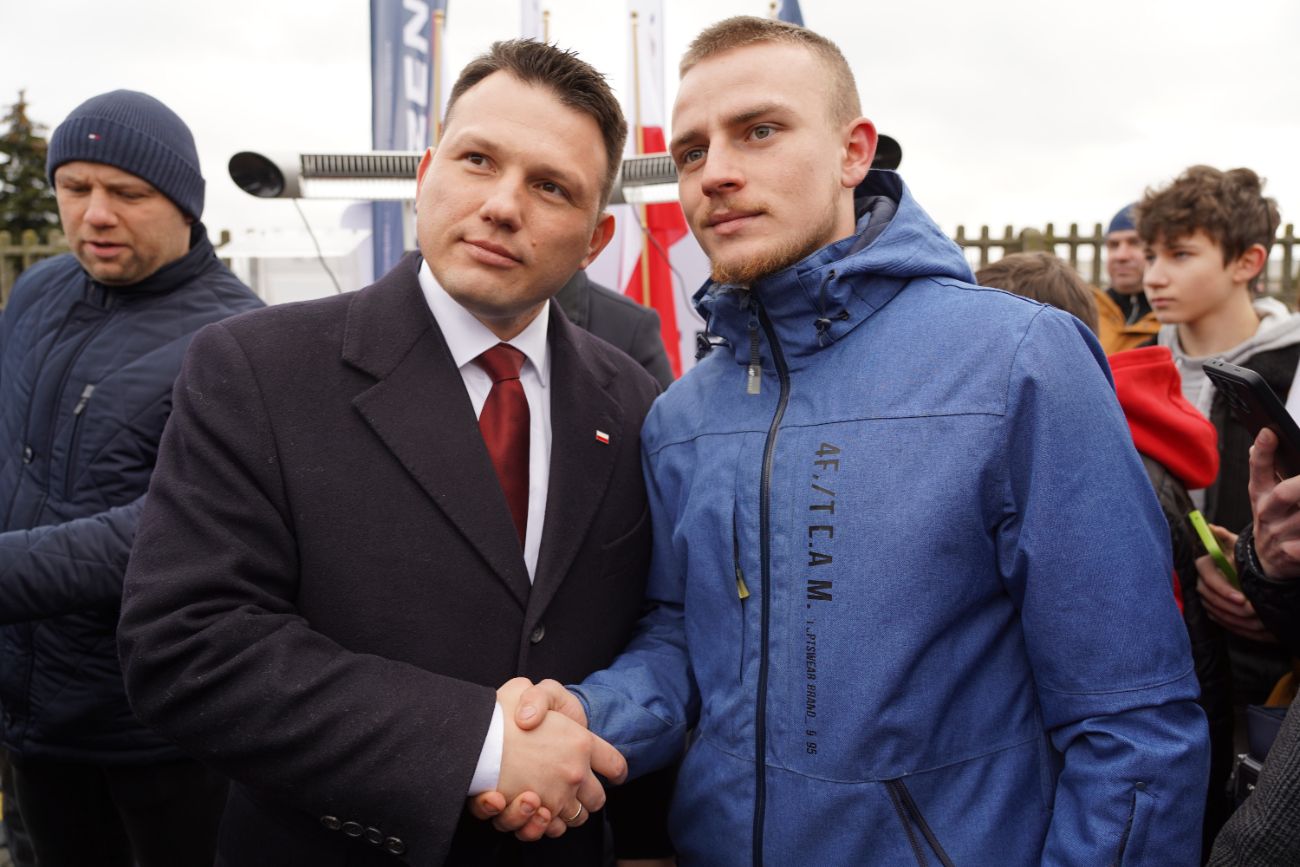 Mentzen w Słupcy. Wielu ludzi przyszło na spotkanie ZDJĘCIA