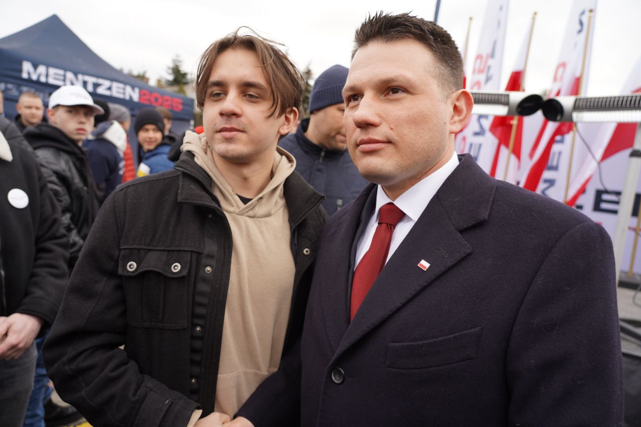 Mentzen w Słupcy. Wielu ludzi przyszło na spotkanie ZDJĘCIA