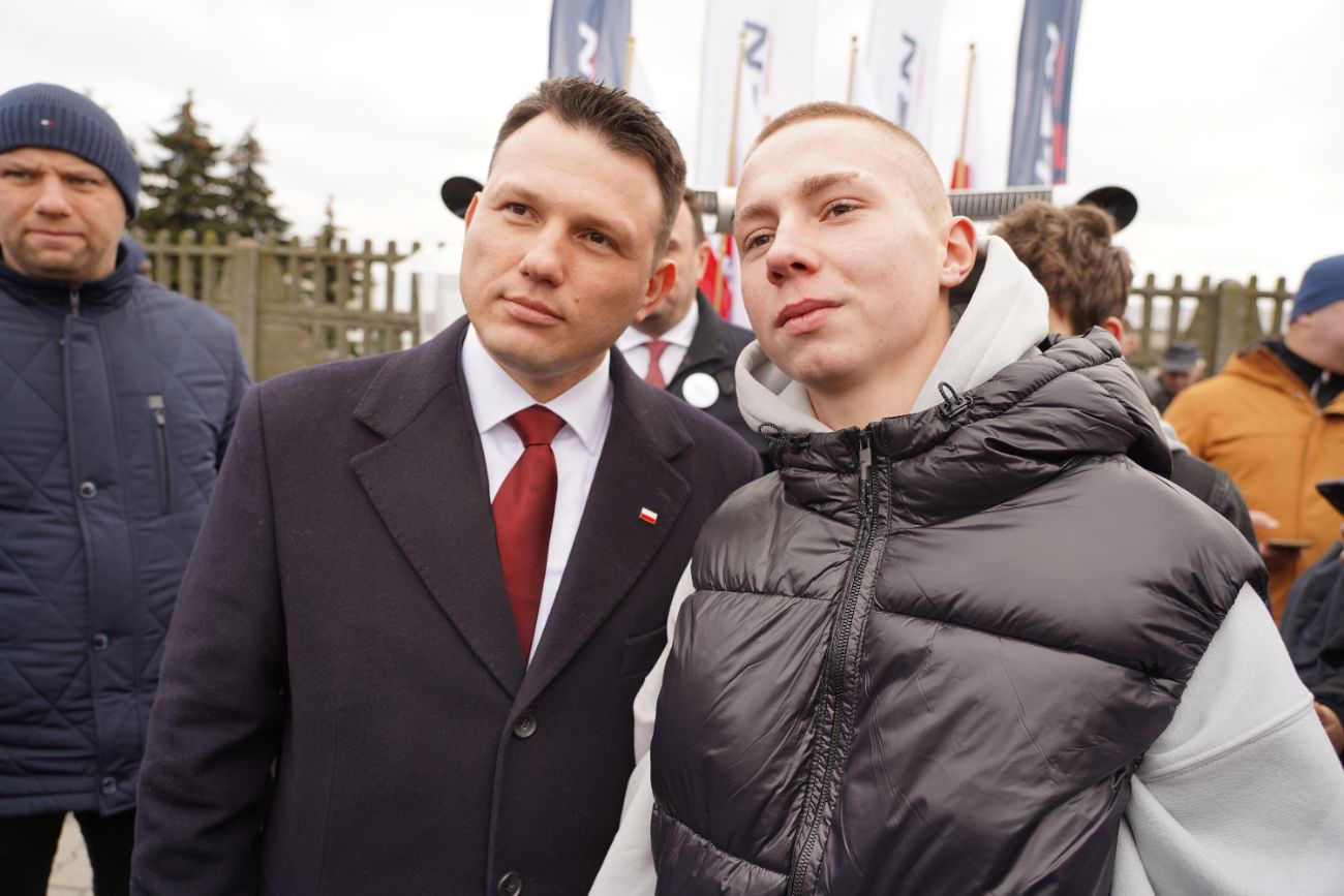 Mentzen w Słupcy. Wielu ludzi przyszło na spotkanie ZDJĘCIA