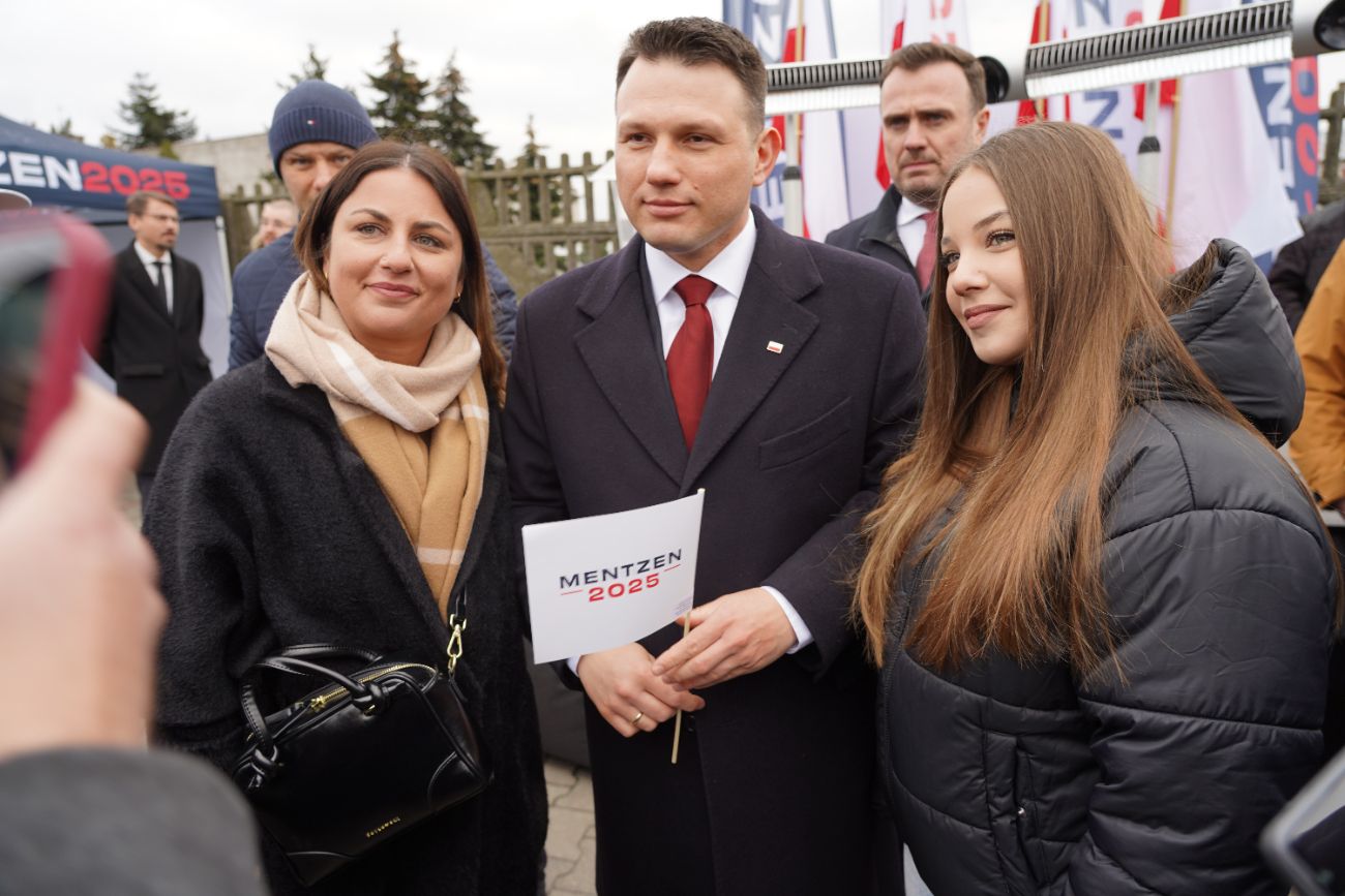 Mentzen w Słupcy. Wielu ludzi przyszło na spotkanie ZDJĘCIA