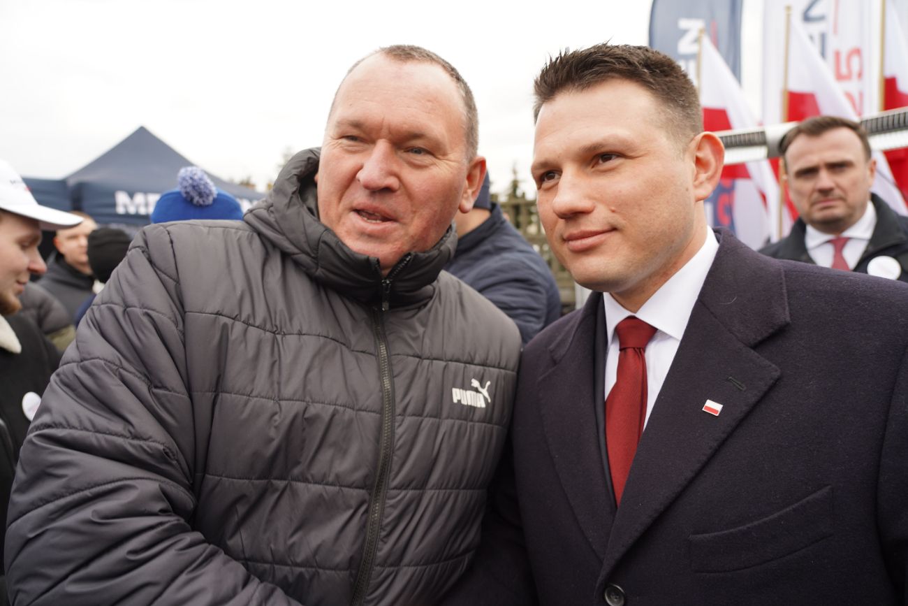 Mentzen w Słupcy. Wielu ludzi przyszło na spotkanie ZDJĘCIA