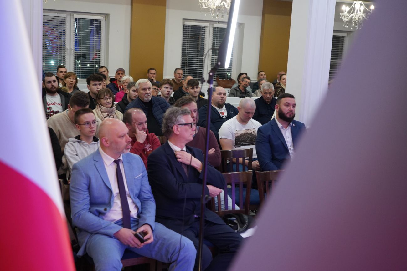 Grzegorz Braun w Słupcy. Zobacz zdjęcia