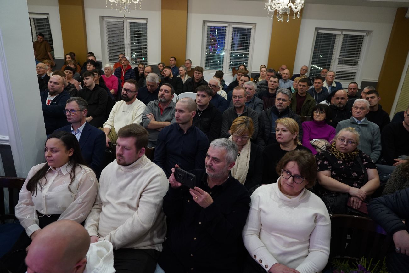 Grzegorz Braun w Słupcy. Zobacz zdjęcia