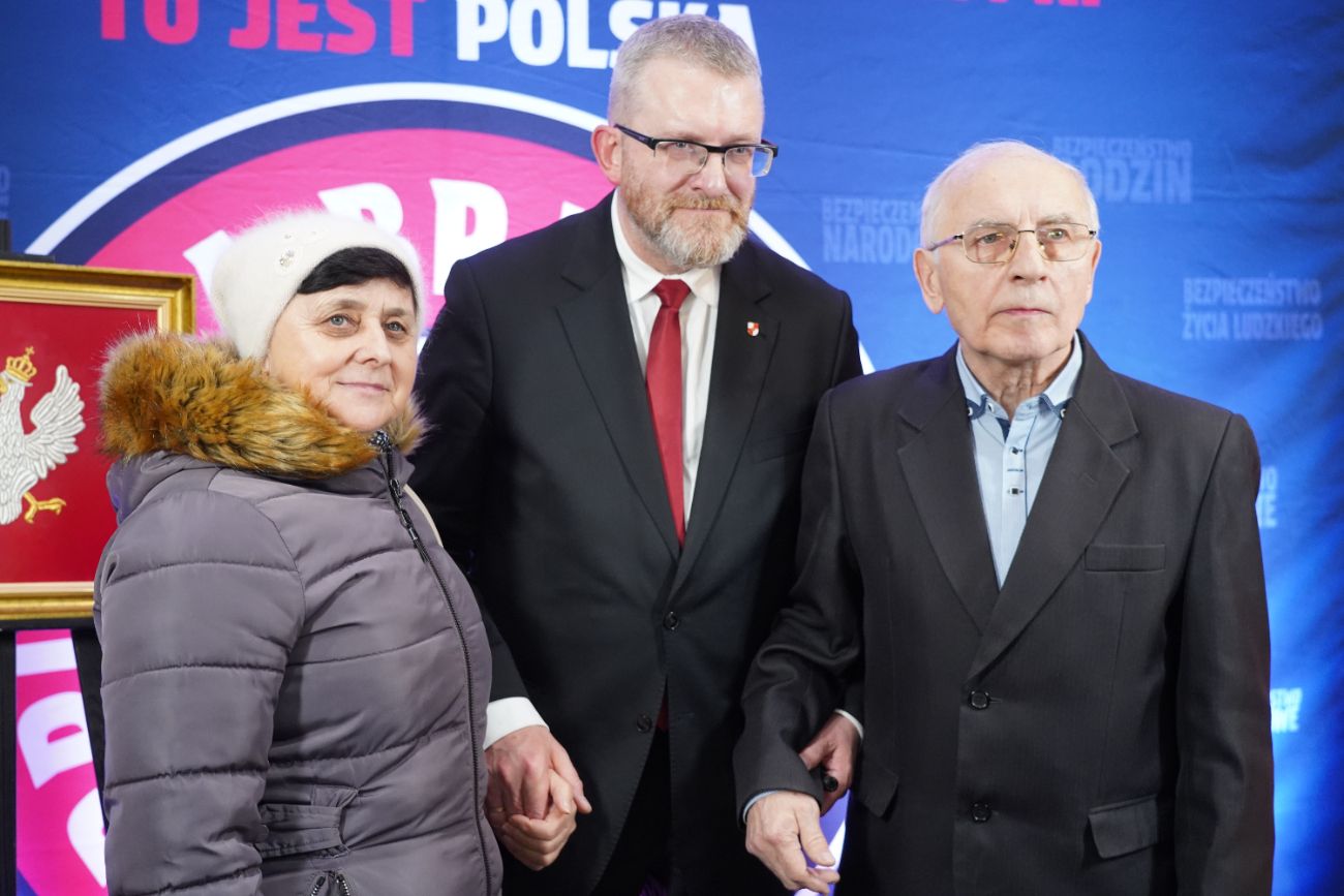 Grzegorz Braun w Słupcy. Zobacz zdjęcia