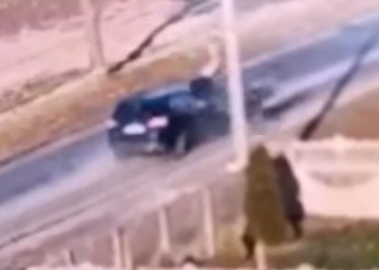 W okolicy: Rowerzysta wyleciał w powietrze. Zobacz nagranie