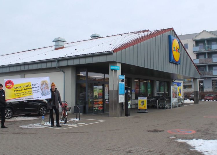 Lidl komentuje protest w Słupcy. Pisze o fałszywych informacjach