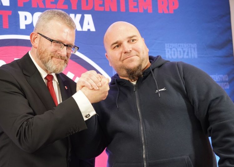 Grzegorz Braun w Słupcy. Zobacz zdjęcia