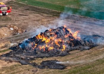 Trzy pożary w jedną noc. W jednej gminie