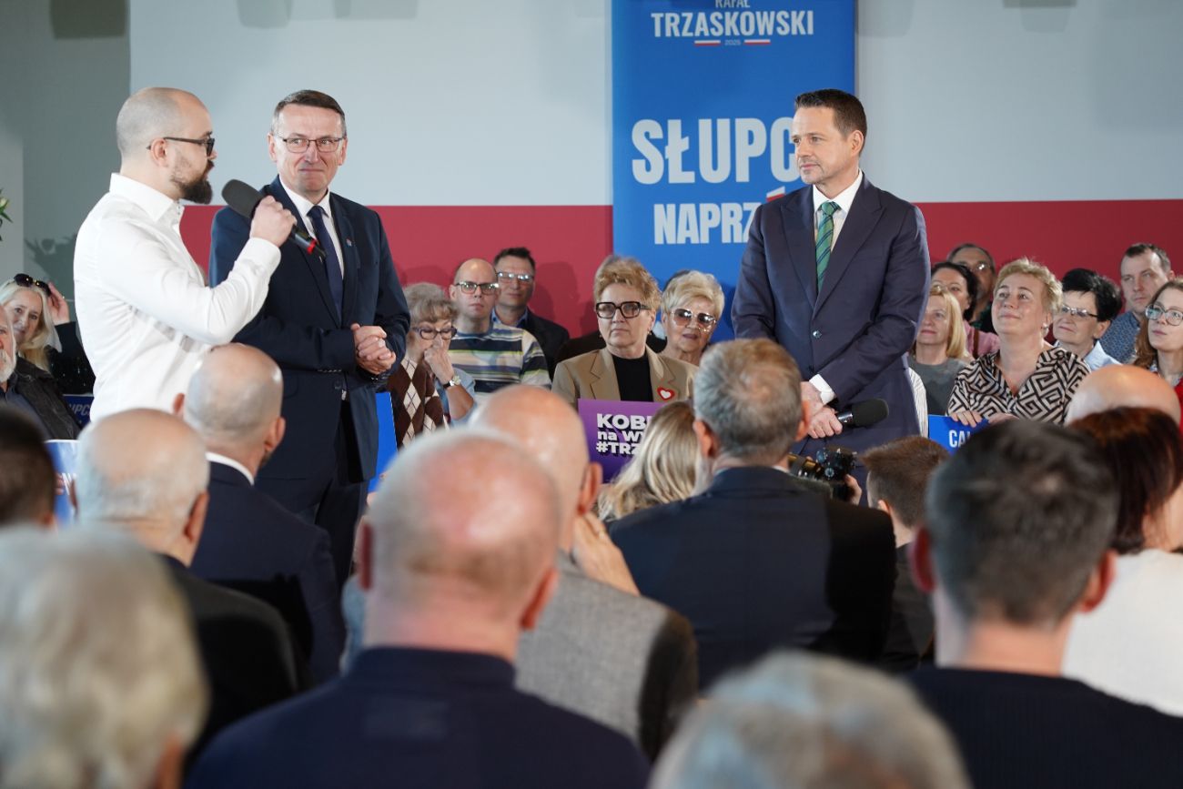 Rafał Trzaskowski w Słupcy. Zobacz zdjęcia
