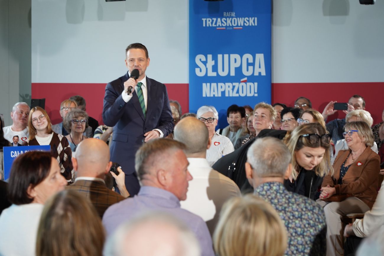 Rafał Trzaskowski w Słupcy. Zobacz zdjęcia