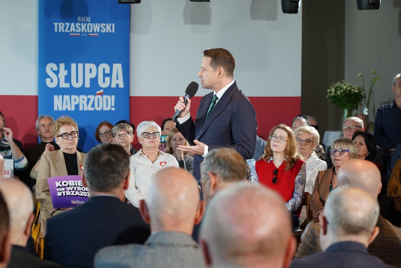 Rafał Trzaskowski w Słupcy. Zobacz zdjęcia