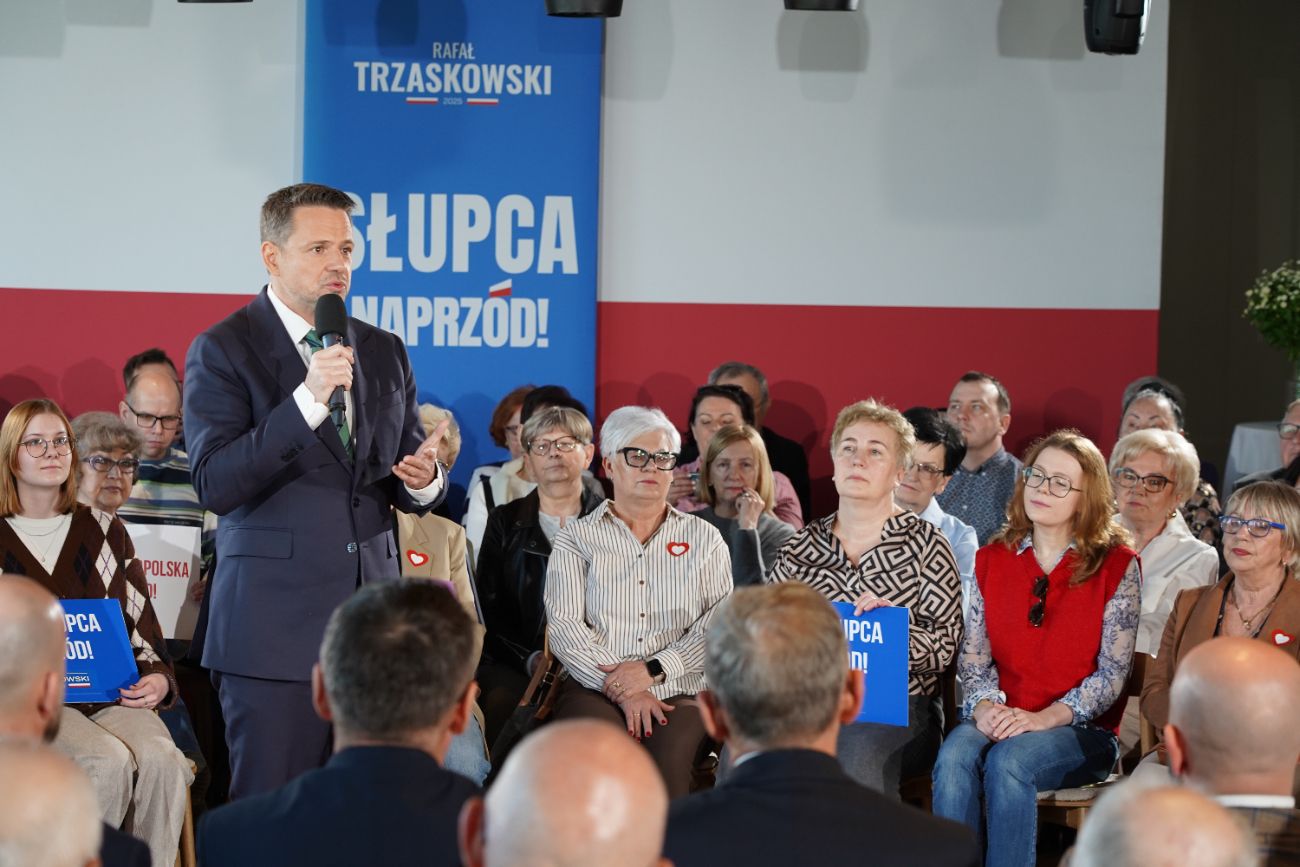 Rafał Trzaskowski w Słupcy. Zobacz zdjęcia
