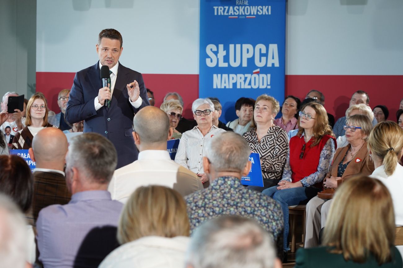 Rafał Trzaskowski w Słupcy. Zobacz zdjęcia