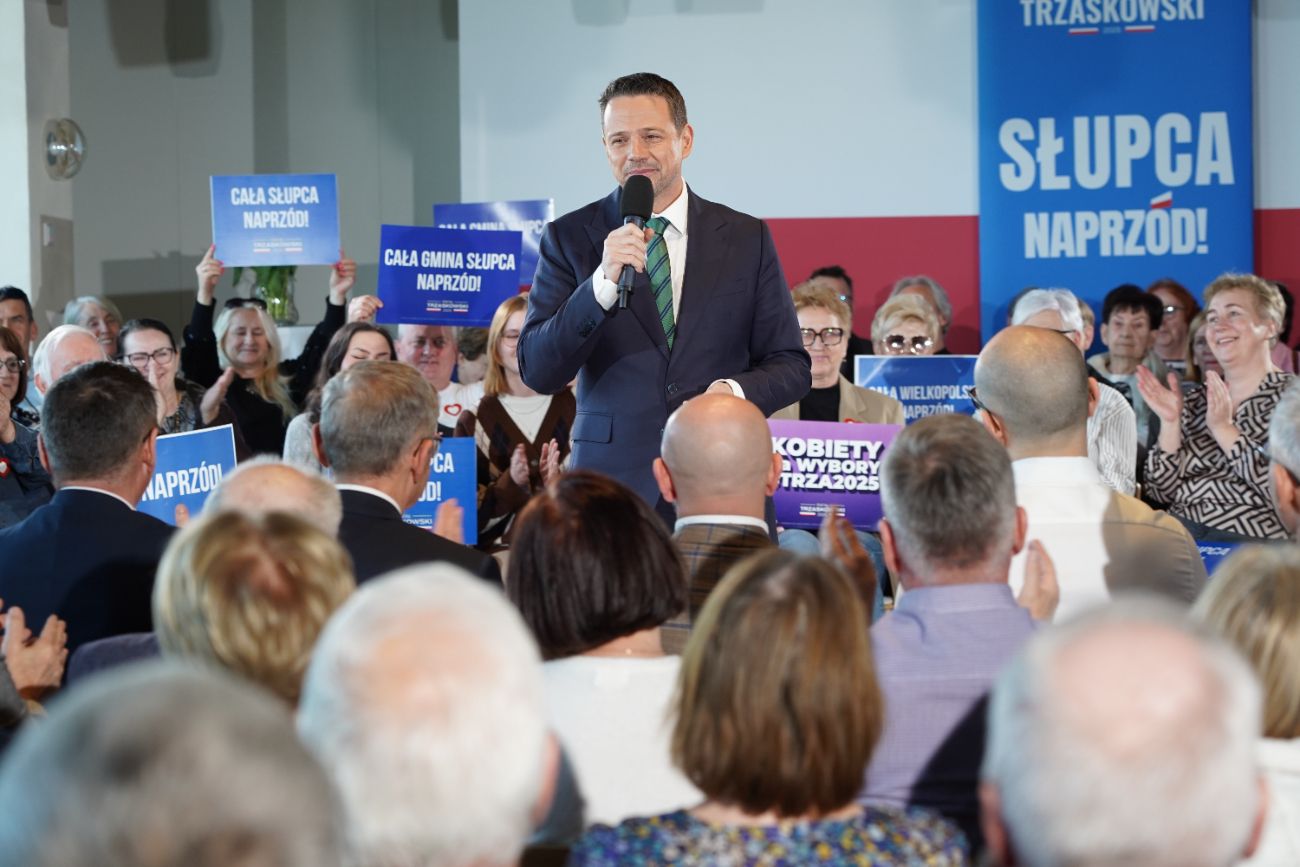 Rafał Trzaskowski w Słupcy. Zobacz zdjęcia