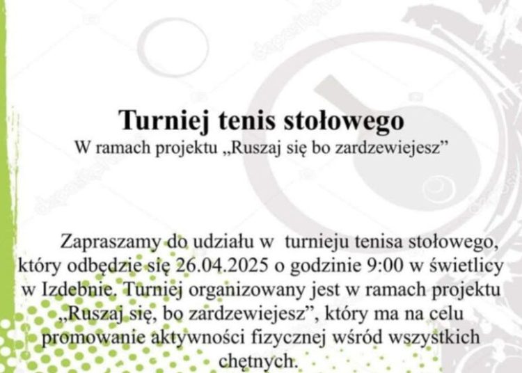 Ruszaj się bo zardzewiejesz