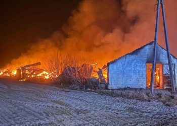 Trzy pożary w jedną noc. W jednej gminie