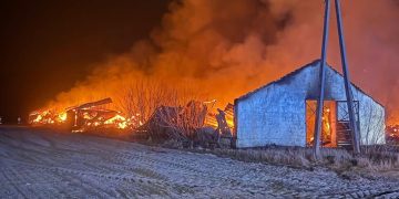 Trzy pożary w jedną noc. W jednej gminie