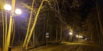 Nowe lampy na Gajowej